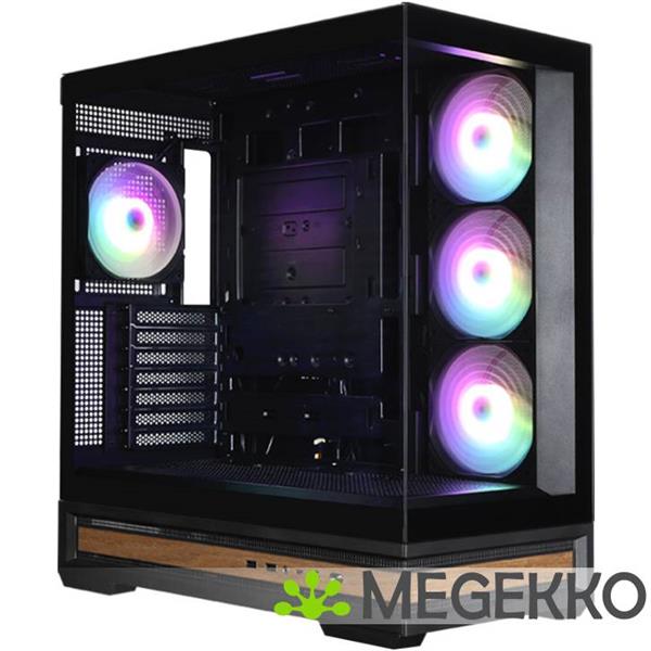 Grote foto zalman p40 namu black midi tower zwart computers en software behuizingen en kasten