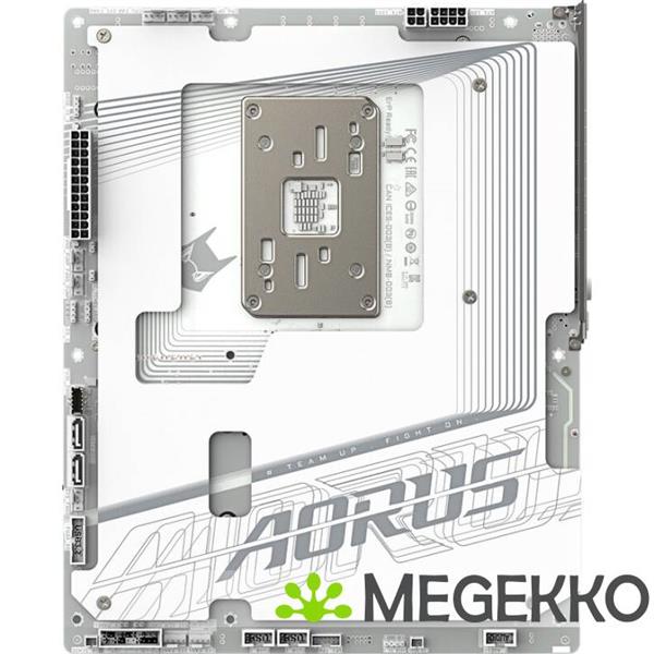 Grote foto gigabyte b850 aorus stealth ice computers en software moederborden