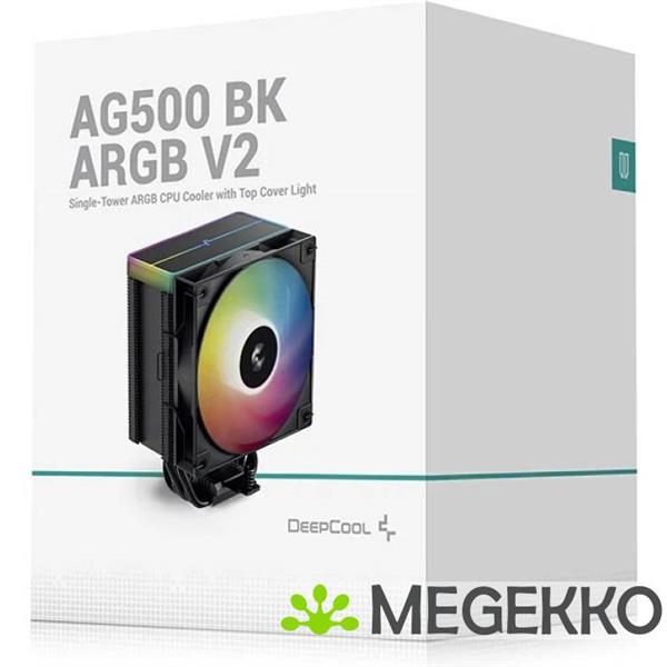 Grote foto deepcool ag500 bk argb v2 computers en software overige computers en software
