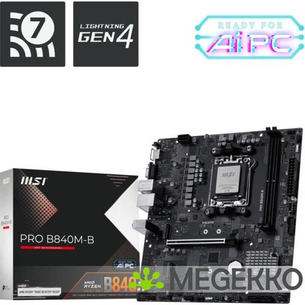 Grote foto msi pro b840m b computers en software moederborden