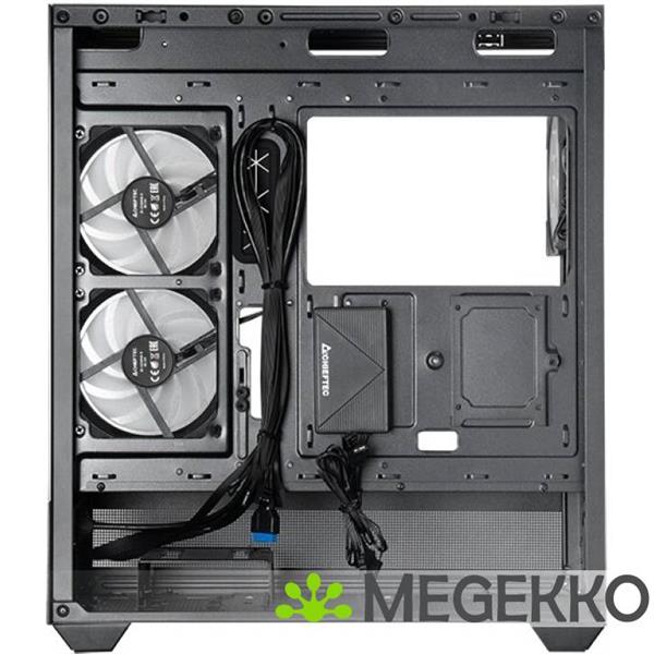 Grote foto chieftec vista midi tower zwart computers en software behuizingen en kasten