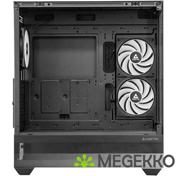 Grote foto chieftec vista midi tower zwart computers en software behuizingen en kasten