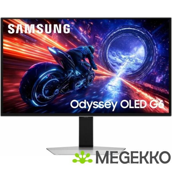 Grote foto samsung odyssey g6 ls27fg602suxen 27 quad hd 500hz oled monitor computers en software overige computers en software