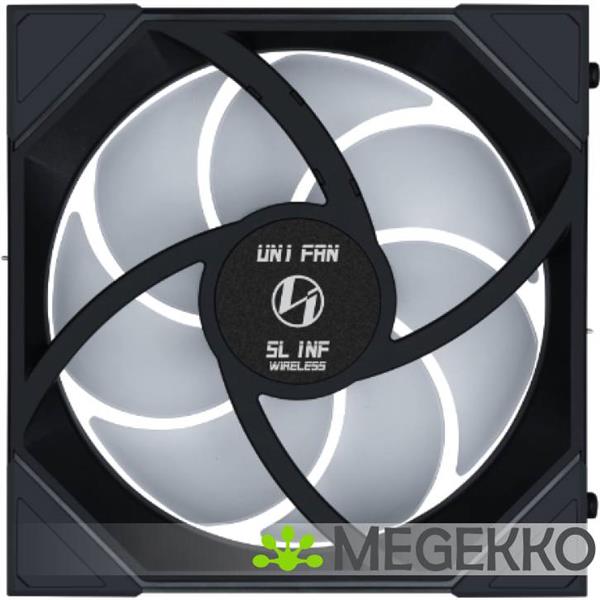 Grote foto lian li uni fan sl inf 120 wireless 1 pack black argb pwm computers en software overige computers en software