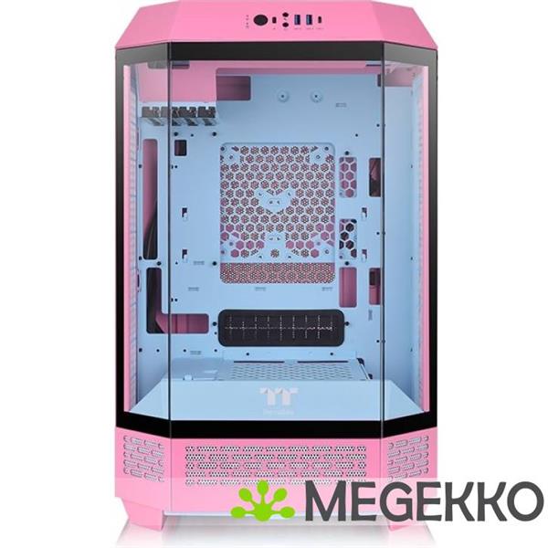 Grote foto thermaltake the tower 300 bubble pink computers en software behuizingen en kasten
