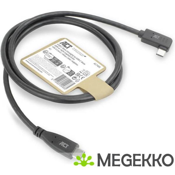 Grote foto act usb 3.0 10gbps 60w usb type c usb type c haaks horizontaal 3m computers en software overige computers en software
