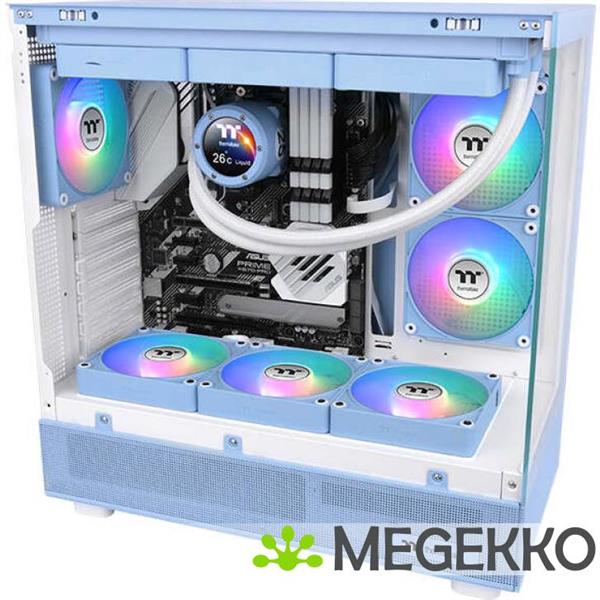 Grote foto thermaltake ct120 ex argb sync reverse ventilator 12 cm blauw 3 stuk s computers en software overige computers en software