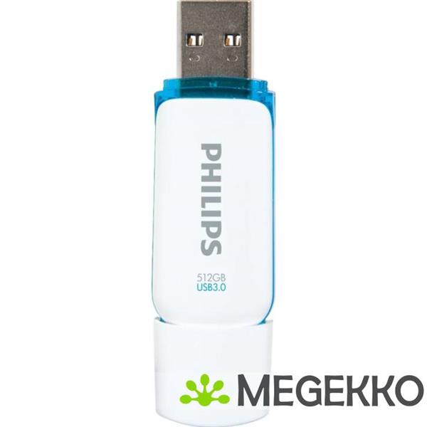 Grote foto philips fm51fd75b usb flash drive 512 gb usb type a 3.2 gen 1 3.1 gen 1 wit computers en software harde schijven