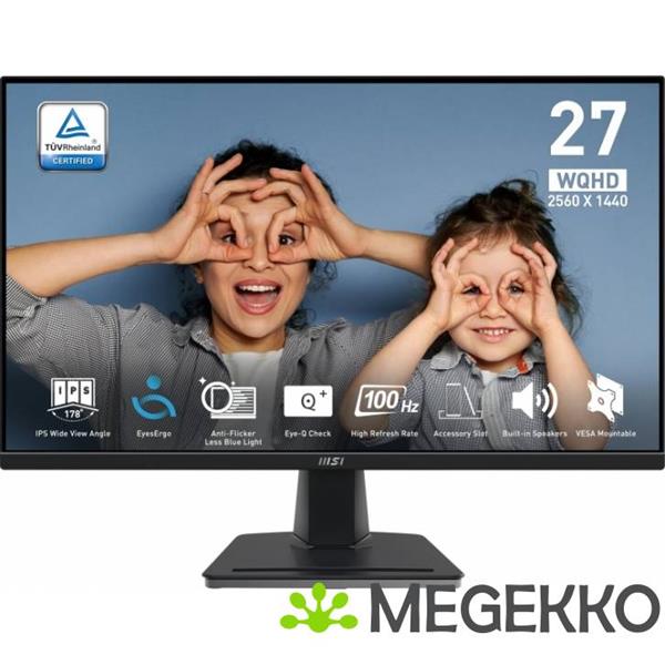 Grote foto msi pro mp275q 27 quad hd 100hz ips monitor computers en software overige computers en software