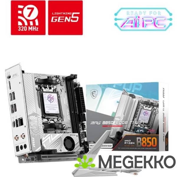 Grote foto msi mpg b850i edge ti wifi computers en software moederborden