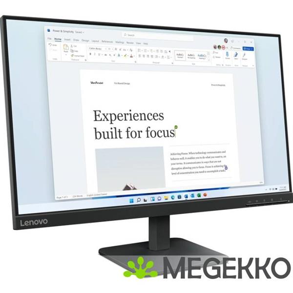 Grote foto lenovo l24 4e 24 full hd 100hz ips monitor computers en software overige computers en software