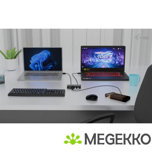 Grote foto i tec universal kvm hub 2x usb c 2x usb a 3.0 computers en software overige computers en software