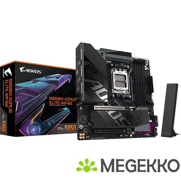 Grote foto gigabyte b850m aorus elite wifi6e computers en software moederborden