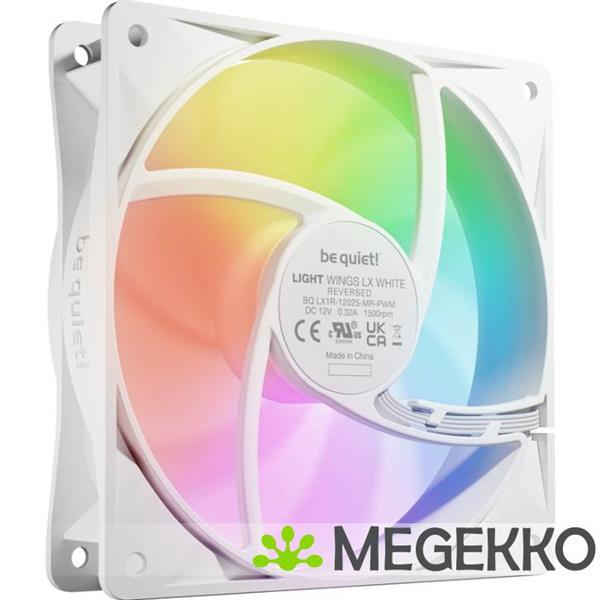 Grote foto be quiet light wings lx 120mm pwm reverse white computers en software overige computers en software