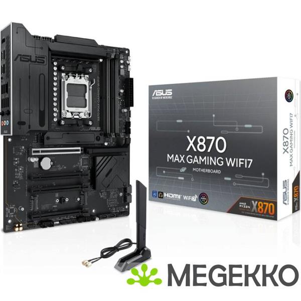 Grote foto asus x870 max gaming wifi7 computers en software moederborden