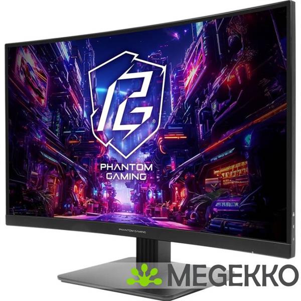 Grote foto asrock phantom gaming pg27qrt1b 27 quad hd 180hz va gaming monitor computers en software overige computers en software
