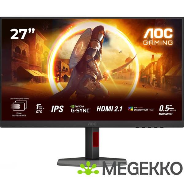 Grote foto aoc g4 u27g4r 27 dual frame 160hz 4k 320hz full hd gaming monitor computers en software overige computers en software