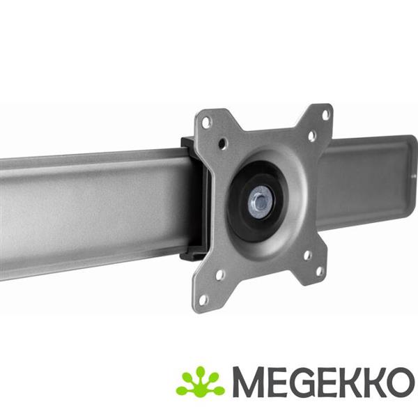 Grote foto gembird monitorarm met gasveer voor 3 monitoren wandmontage space grey computers en software overige computers en software