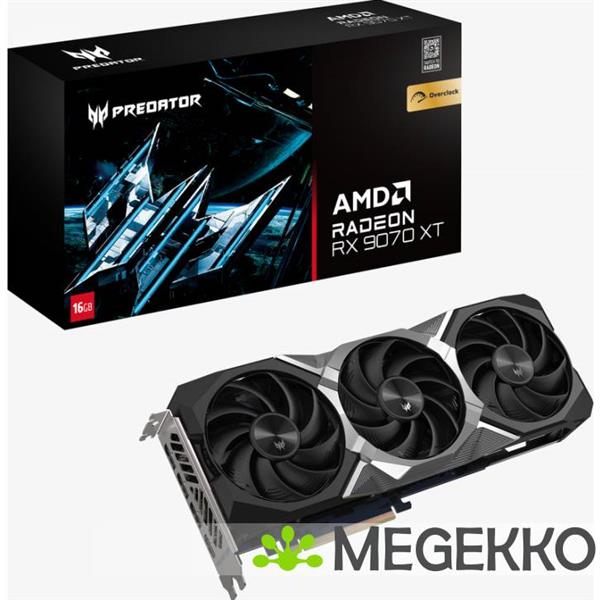 Grote foto acer predator bifrost radeon rx 9070 xt 16gb oc computers en software videokaarten