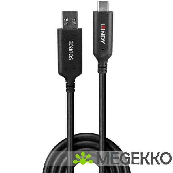 Grote foto lindy 43395 usb kabel usb 3.2 gen 1 3.1 gen 1 10 m usb a usb c zwart computers en software overige computers en software