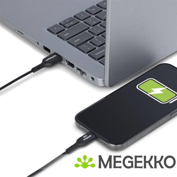 Grote foto startech.com 3m usb a naar usb c laadkabel usb a naar usb type c oplaadkabel opladen synchronise computers en software overige computers en software