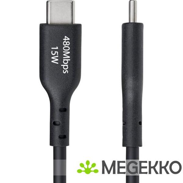 Grote foto startech.com 2m usb a naar usb c laadkabel usb a naar type c oplaadkabel 3a fast charge usb 2.0 d computers en software overige computers en software