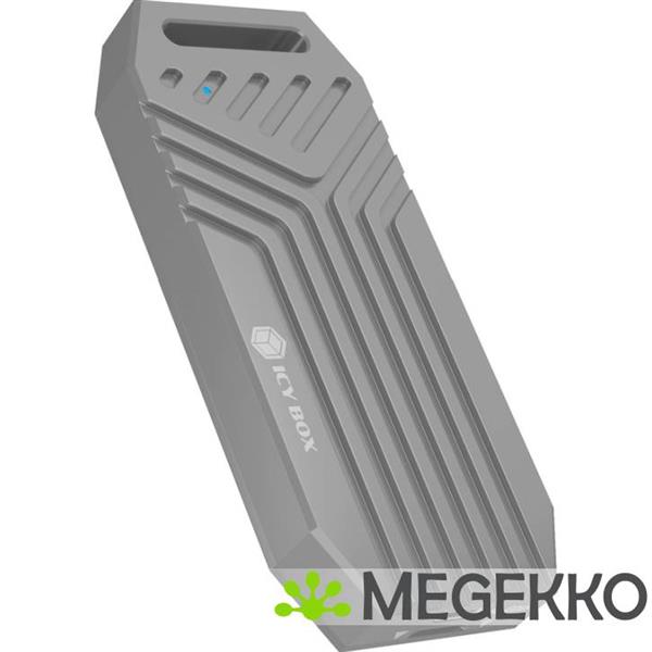 Grote foto icy box ib 1919m c42 sdd behuizing zilver m.2 computers en software behuizingen en kasten