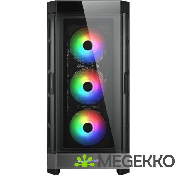 Grote foto cougar gaming duoface pro rgb midi tower zwart computers en software behuizingen en kasten