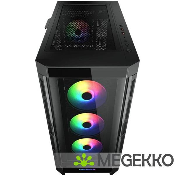Grote foto cougar gaming duoface pro rgb midi tower zwart computers en software behuizingen en kasten