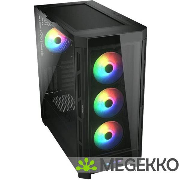 Grote foto cougar gaming duoface pro rgb midi tower zwart computers en software behuizingen en kasten