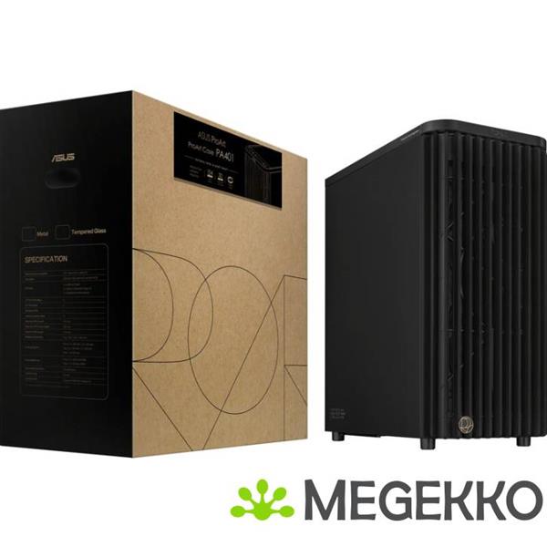 Grote foto asus proart pa401 wood metal panel computers en software behuizingen en kasten