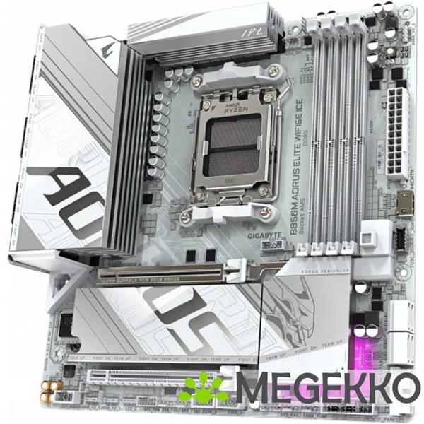 Grote foto gigabyte b850m aorus elite wifi6e ice computers en software moederborden