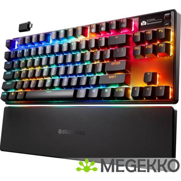 Grote foto steelseries apex pro gen 3 tkl draadloos hall effect toetsenbord computers en software toetsenborden