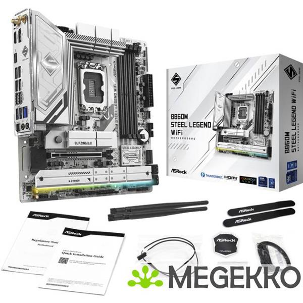 Grote foto asrock b860m steel legend wifi computers en software moederborden