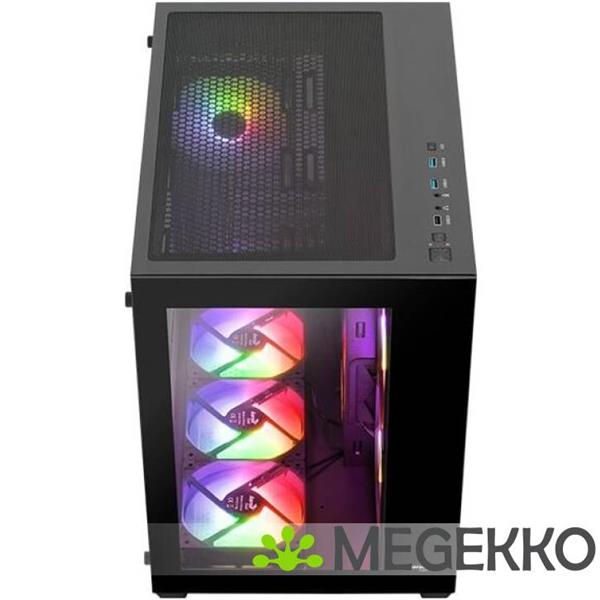 Grote foto aerocool dryft midi tower zwart computers en software behuizingen en kasten