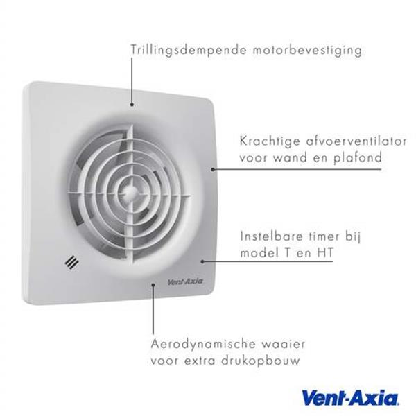Grote foto vent axia supra 100b ventilator doe het zelf en verbouw luchtverdeeltechniek