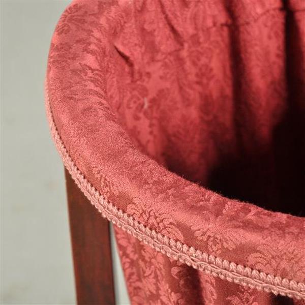 Grote foto antieke bijzettafels knottenmandje op sabelpootjes ca. 1900 ook handig als handschoenmandje of wij antiek en kunst stoelen en banken