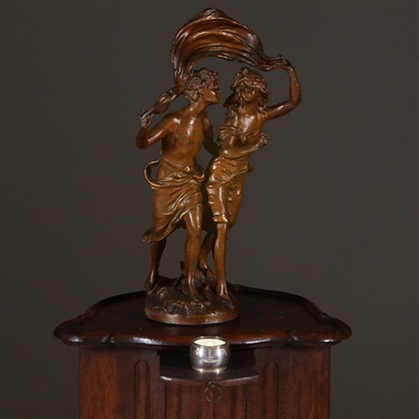 Grote foto stel van 2 luikse pedestals met uittrekbaar blaadje voor een kandelaar ca 1850 no.342045 antiek en kunst overige in antiek gebruiksvoorwerpen