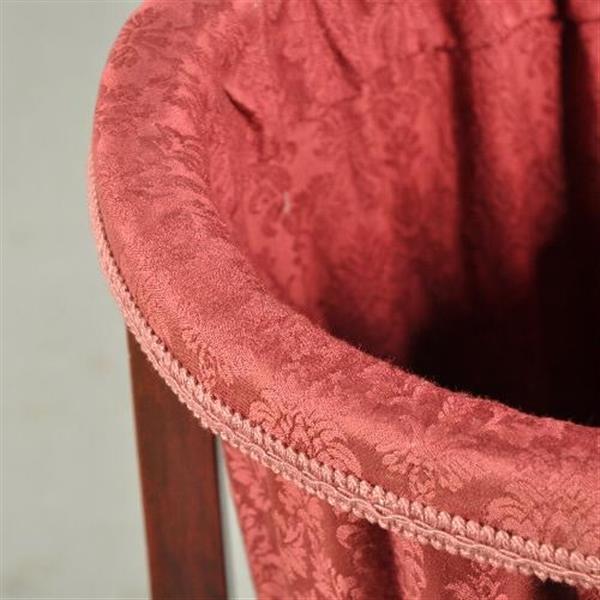 Grote foto antieke bijzettafels knottenmandje op sabelpootjes ca. 1900 ook handig als handschoenmandje of wij antiek en kunst stoelen en banken