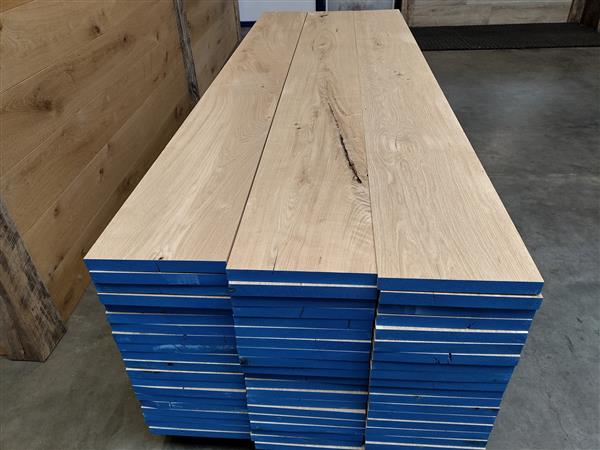 Grote foto 30x280mm 245cm eiken doe het zelf en verbouw hout en planken