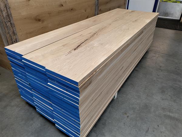 Grote foto 30x280mm 245cm eiken doe het zelf en verbouw hout en planken