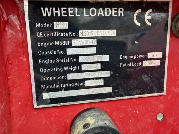 Grote foto heracles h180 kniklader minishovel bj 2020 agrarisch shovels