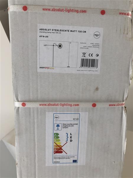 Grote foto vloerlamp absolut lighting 457 b led huis en inrichting vloerlampen