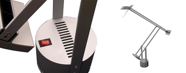 Grote foto artemide tizio 35 grijs huis en inrichting tafellampen