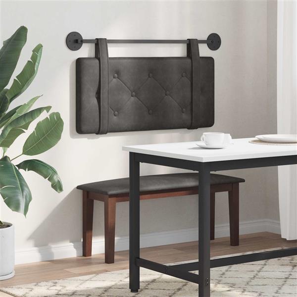 Grote foto vidaxl hangend hoofdbord antiek pu antiek en kunst stoelen en banken