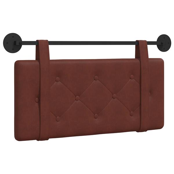 Grote foto vidaxl hangend hoofdbord antiek pu antiek en kunst stoelen en banken
