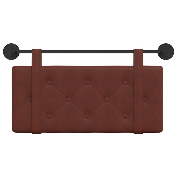 Grote foto vidaxl hangend hoofdbord antiek pu antiek en kunst stoelen en banken
