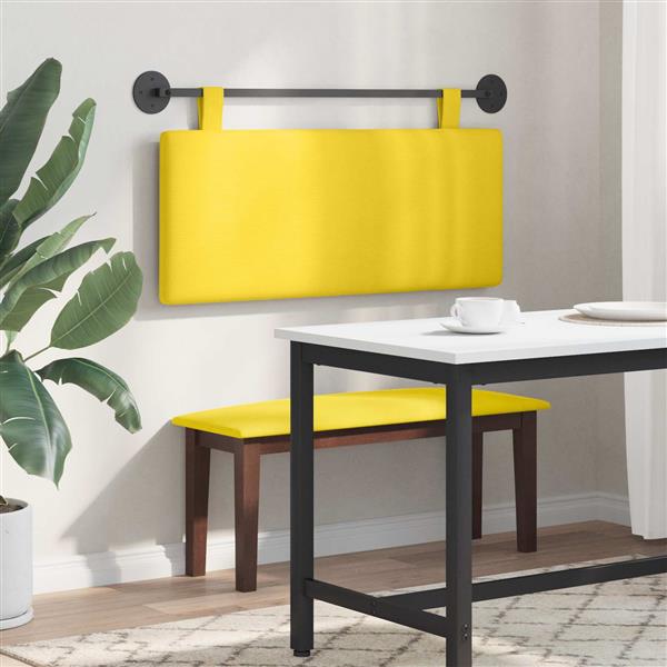 Grote foto vidaxl hangend hoofdbord katoen stof antiek en kunst stoelen en banken