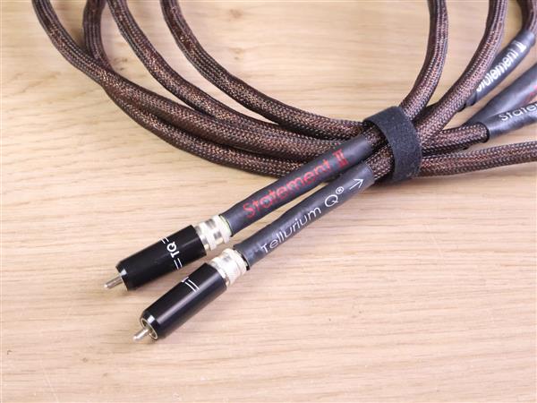 Grote foto tellurium q statement ii high end audio interconnects rca 1 5 metre audio tv en foto onderdelen en accessoires