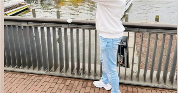 Grote foto sexy male boeken wetenschap